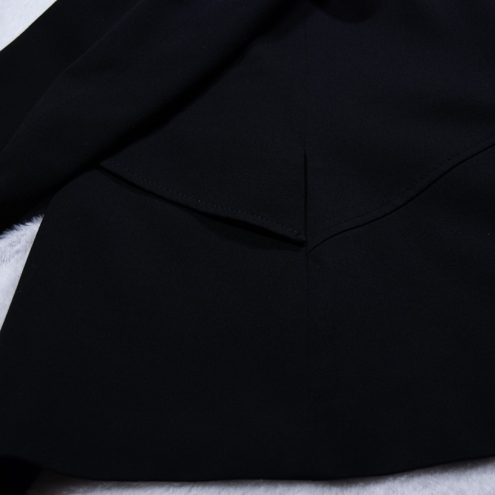White House‎ Black Market Black One Button Blazer Suit Jacket Size 4 - Picture 11 of 11